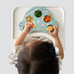 Five pods to separate different food types for fussy eaters.